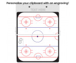 White Hockey Clipboard